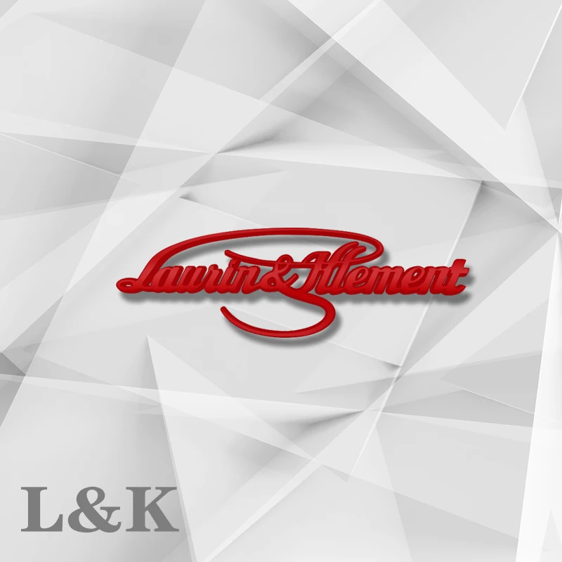 

Значок из цинкового сплава L&K, кузов автомобиля, багажник, крыло, клейкая эмблема, 3D наклейка, наклейка для Skoda Octavia Superb Laurin & Klement, стиль