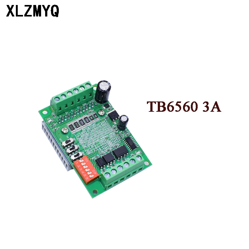 TB6560 3A плата драйвера CNC маршрутизатор с одним 1-осевым контроллером, драйвер шагового двигателя TB6600, обновленная версия, модуль шагового контроллера