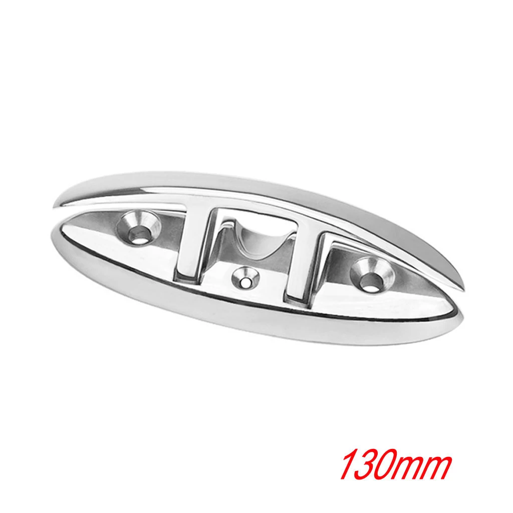 5 Inch Stainless Steel 316 Boat Flip Up Folding Pull Up Cleat Dock Deck marine hardware Line Rope mooring Cleat accessorie