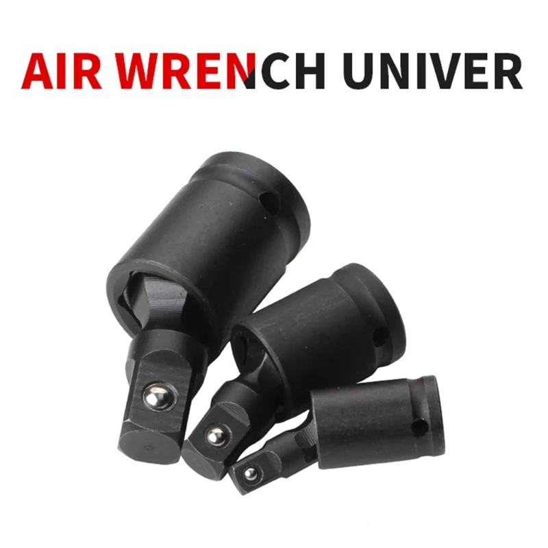 

1/4" 3/8" 1/2"3/4” Joint Socket Adapter Socket Tools 1Pcs Swivel Extension Drive Pneumatic U-Joints Nut Driver M4YD