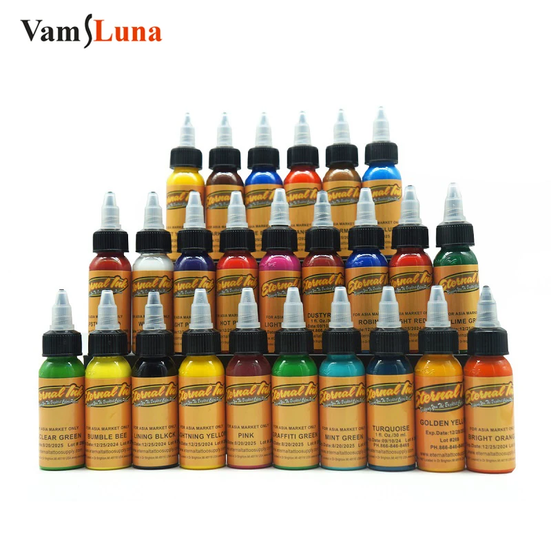 

Набор чернил для татуировок, 25 шт., 25 цветов, 1 унция, 30 мл