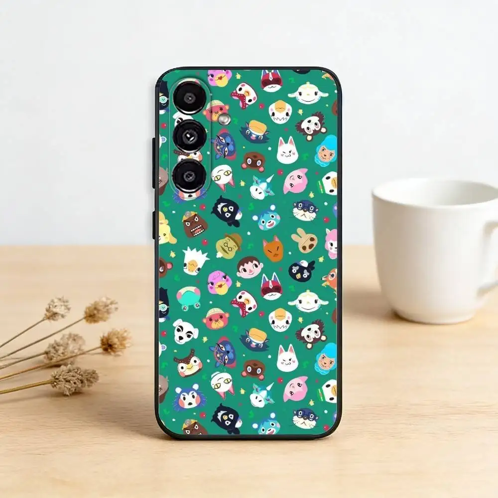Фото Чехол для телефона Game A-Animals C-Crossing для Samsung Galaxy A13,21s,22,31,32,52,53,71,72,73, мягкий черный чехол №5