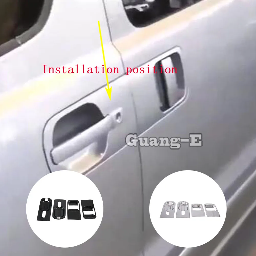 

For Hyundai Starex H-1 H1 2018 2019 2020 2021 2022 Styling Cover Trim ABS Armrest Handrail External Bowl Stick Lamp Frame 6PCs