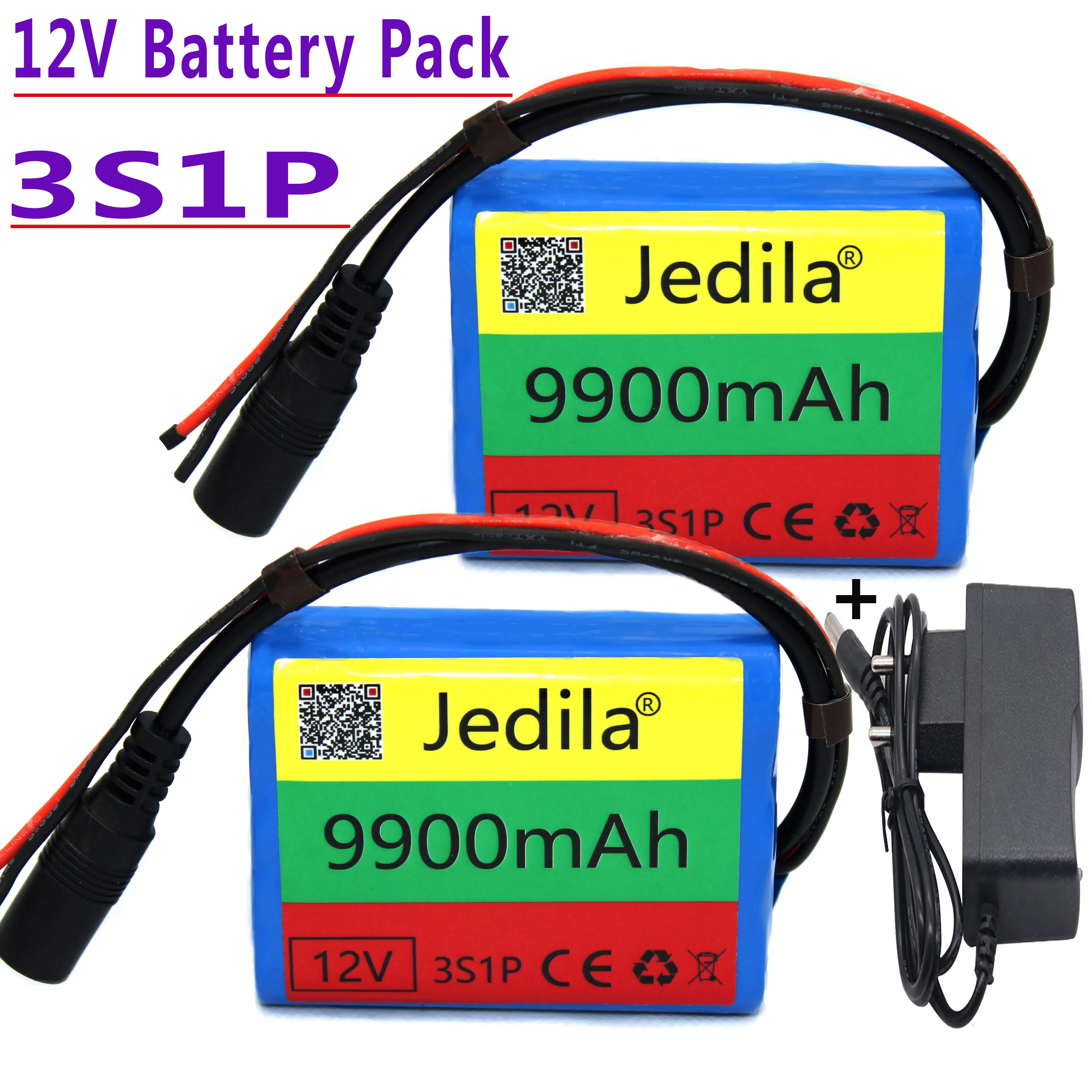 100%.New.12V.9900 мАч. 3S1P. Батарея на литиевом реле 18650.батарея литиевой батарее защита от