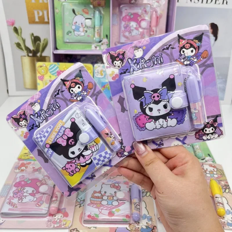 Милый блокнот Sanrio Kuromi аниме мультфильм Cinnamoroll My Melody Kawaii детские канцелярские