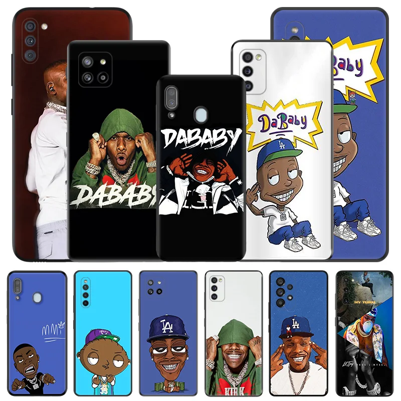 

DaBaby Baby Silicone Black Phone Cases for Samsung Galaxy A54 5G A04 A03 A34 A01 A02 A50 A70 A40 A30 A20 S A10 E Cover