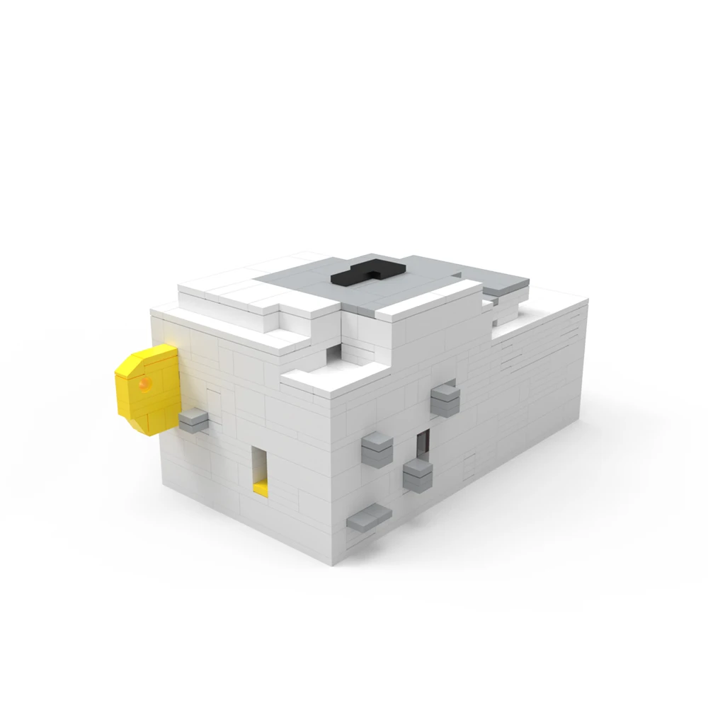 

Головоломка MOC, коробка с выдвижным замком, Декор, коробка для кофейника, строительные блоки, кирпичи для сборки мальчиков и девочек, встроен...