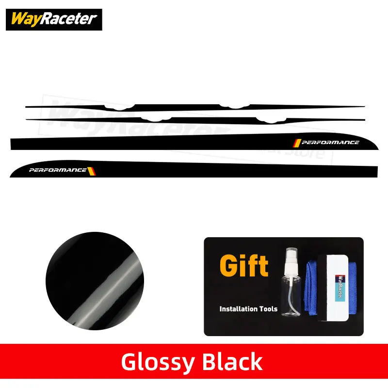 

Наклейка M Performance на дверь автомобиля, боковые полосы, юбка, линия талии, кузовная наклейка для BMW X6 F16 F86 M Sport 2015-2019, аксессуары