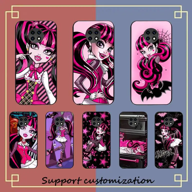 

Anime M-Monsters High Phone Case For Xiaomi Redmi Note 8A 7 5 Note 8pro 8T 9Pro Coque for note 6pro