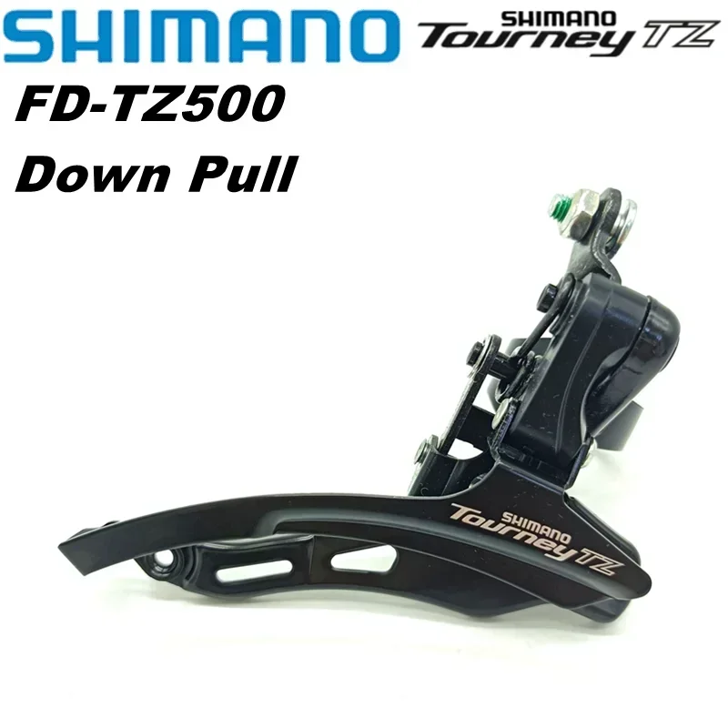 Оригинальный передний переключатель для велосипеда Shimano Tourney TZ FD-TZ500 крепление на