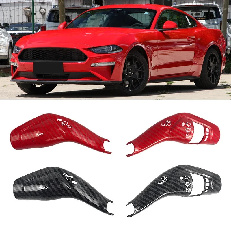 

2 шт., автомобильный рычаг переключения передач для Ford Mustang 2015-2020 Mondeo Taurus Edge Kuga, аксессуары для интерьера LHD