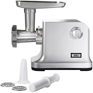 Grinder & Sausage Stuffer, #5 500 Watt, 5/8 HP Motor, Grinds