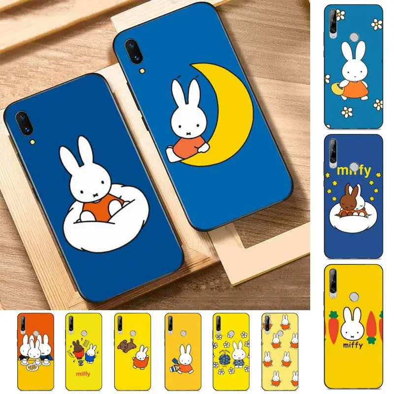 

BANDAI Miffy Phone Case for Huawei Y 6 9 7 5 8s prime 2019 2018 enjoy 7 plus