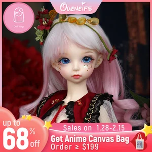 Парик для кукол BJD, Размер 18-19 см, 14 7-8 дюймов, высокотемпературный натуральный парик, длинные волосы, аксессуары для кукол MNF