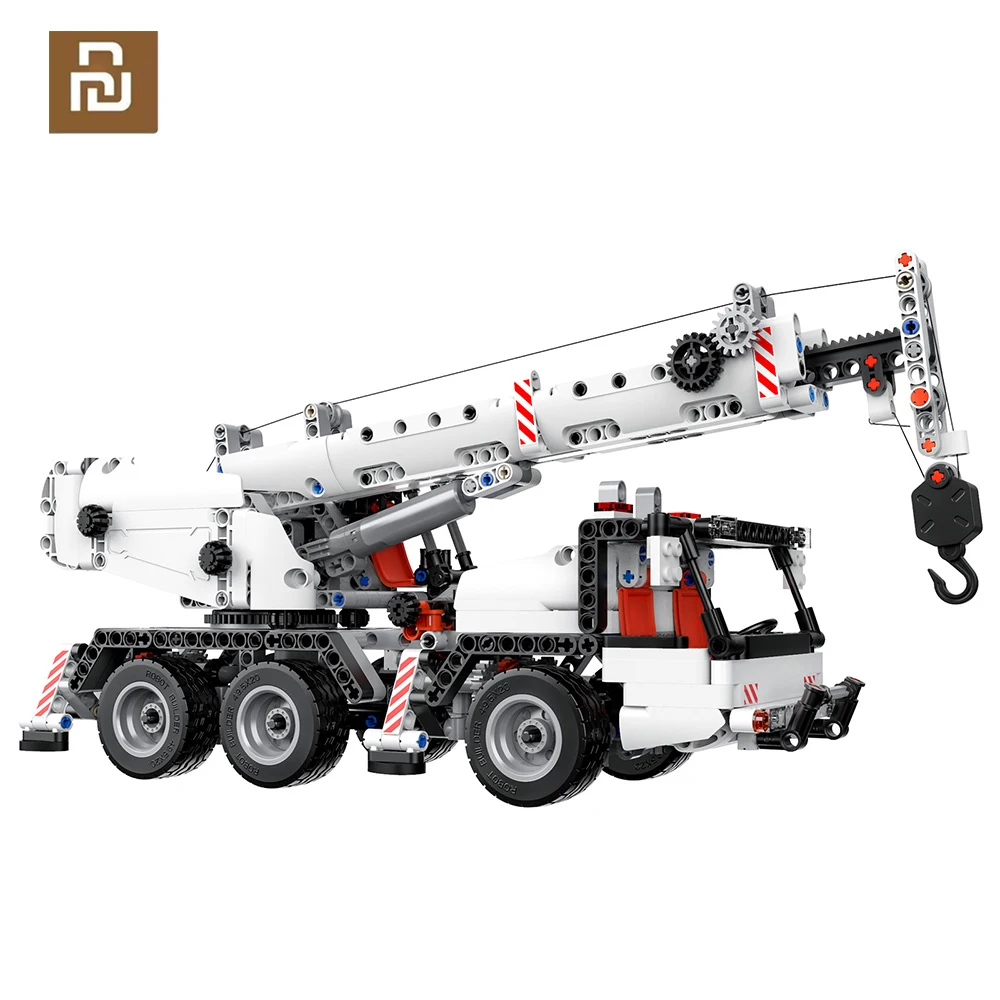 

Xiaomi Mijia Building Blocks Miniature Engineering Crane Robot Educational DIY Toy Car Truck Control Steering Puzzle Kids GIft