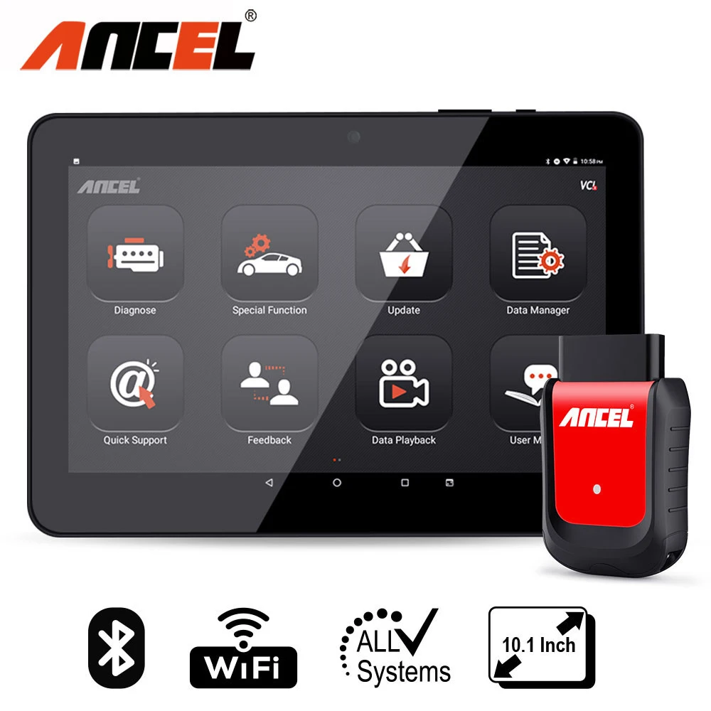 

Ancel X6 OBD2 Scanner Full System Car Diagnostic Tools Code Reader ABS TPMS EPB DPF IMMO SAS Oil Reset OBD2 Automotive Scanner