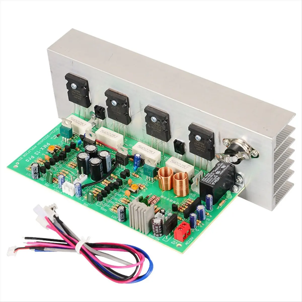 Фото Новая усилительная плата PMX-300W 828new 2SA1943/C5200 300Вт+300Вт с контролем температуры, 2.0-канальный HIFI аудиоусилитель №2