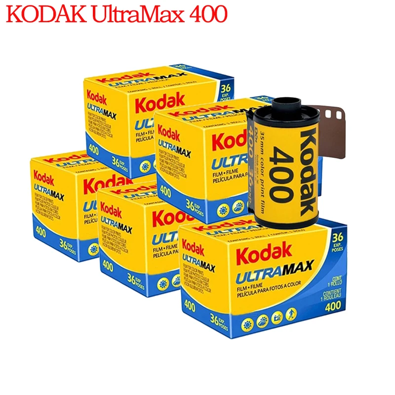 

1-5 Rolls Kodak Film UltraMax400 Brand New 135 Color Film 36 Sheets of 35mm Film 36 Exposures for M35/M38/Fujifilm Film Cameras