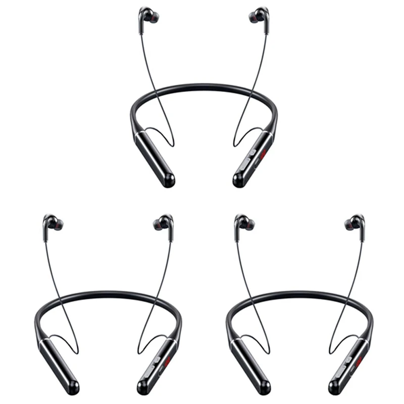 

3X S650 100 Hours Bluetooth Earphones Stereo Wireless Bluetooth Headphones Neckband Headset