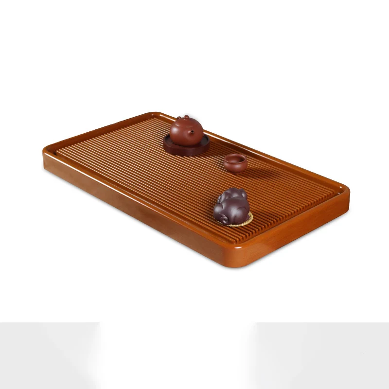 

Роскошный деревянный поднос для чая, подающий бамбуковый ореховый дренажный поднос для чая, поднос для хранения кофе, декоративные подносы wrx