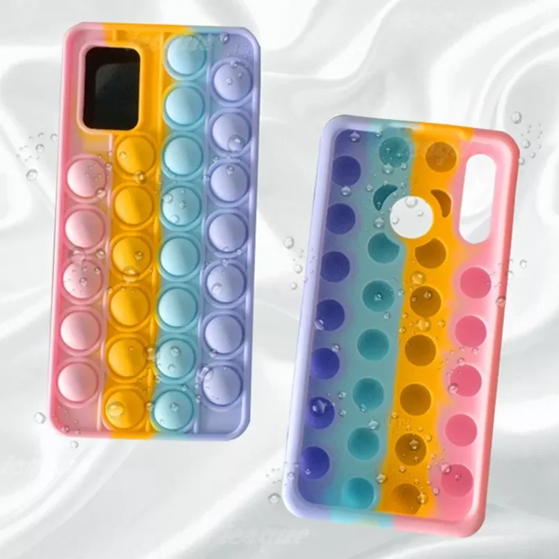 

Push It Pop Bubble Case for Oppo Realme 8 6 Pro Realmi 7 5G C20 C21 C11 C15 Xt 7i Realme8 A74 A54 4G A93 A94 A72 A95 Girls Cover