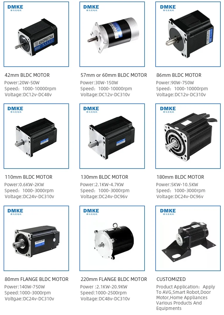 Двигатель постоянного тока DMKE 24 В 600 об/мин 2 Нм 300 Вт 500 мотор-редуктор