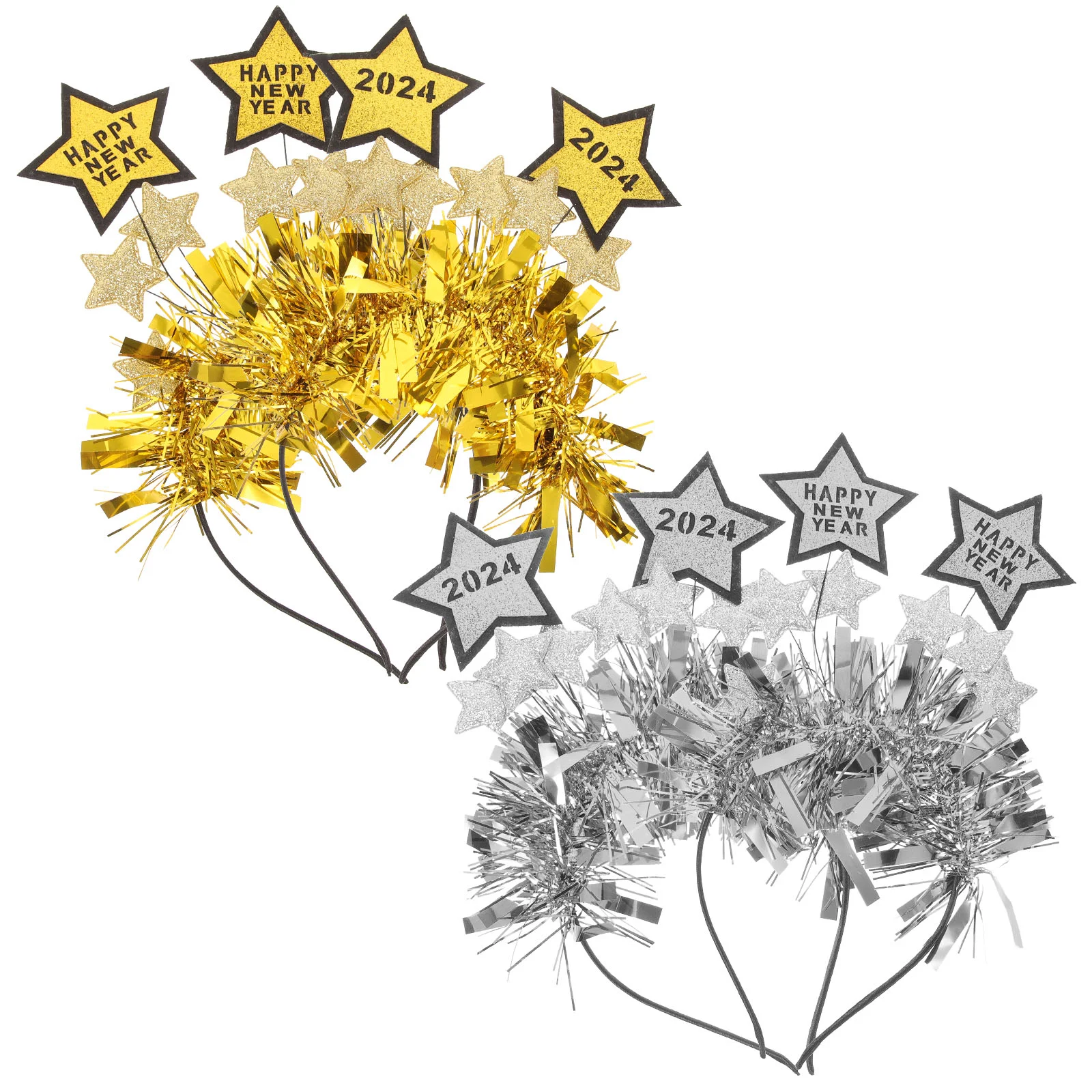 

4 шт., новогодние повязки на голову