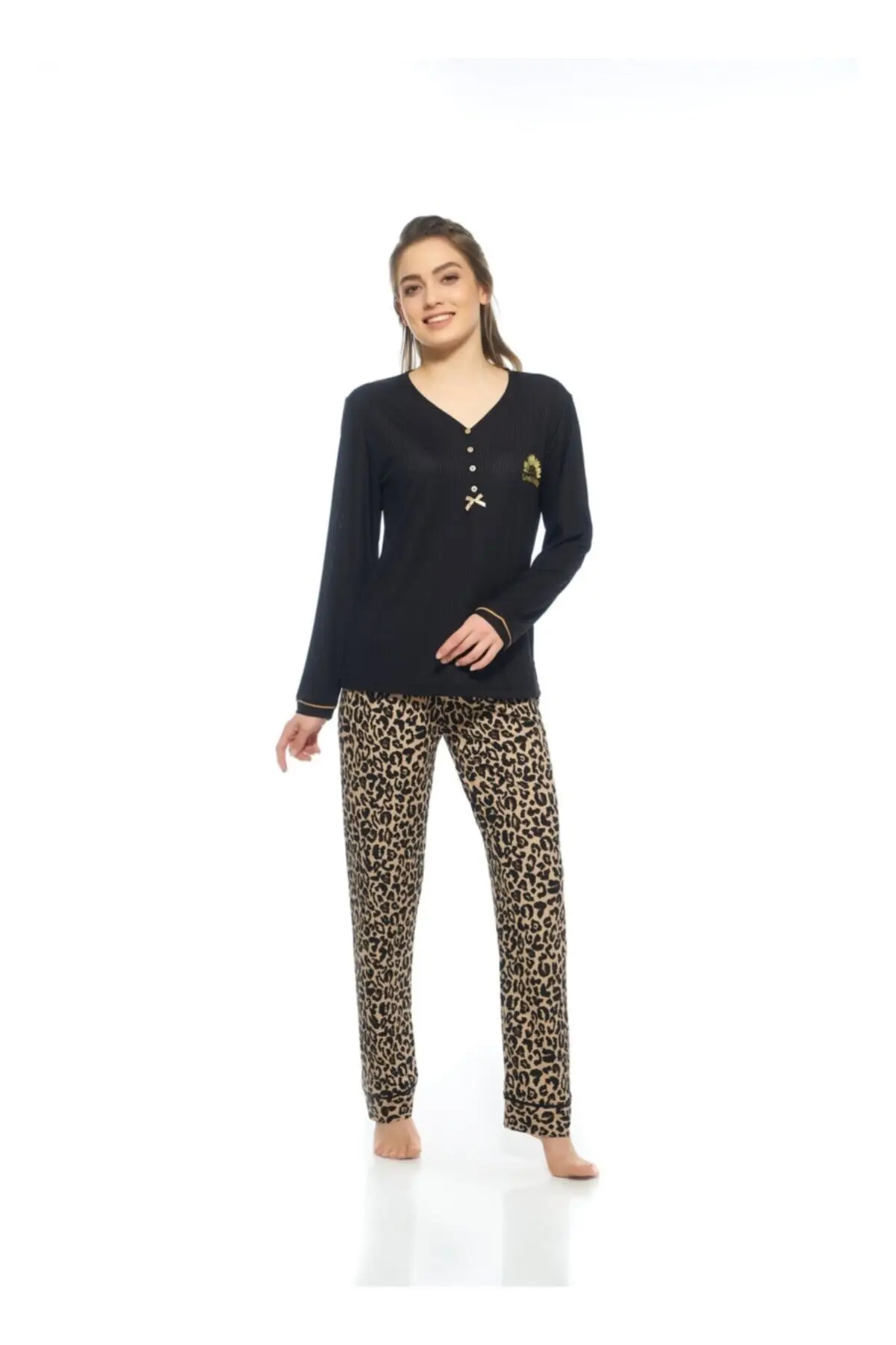 

Женская пижама, Хлопковая пижама для сна и отдыха, ночная рубашка с эластичным поясом, ретро Пижама, ночная рубашка, повседневная домашняя о...