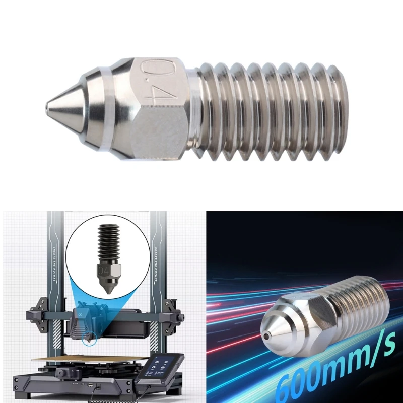 

Nozzles Brass /Hardened Stainless Steel 0.4mm Nozzles 1.75mm Filament for ELEGOO Neptune 4 3D Printing Projects