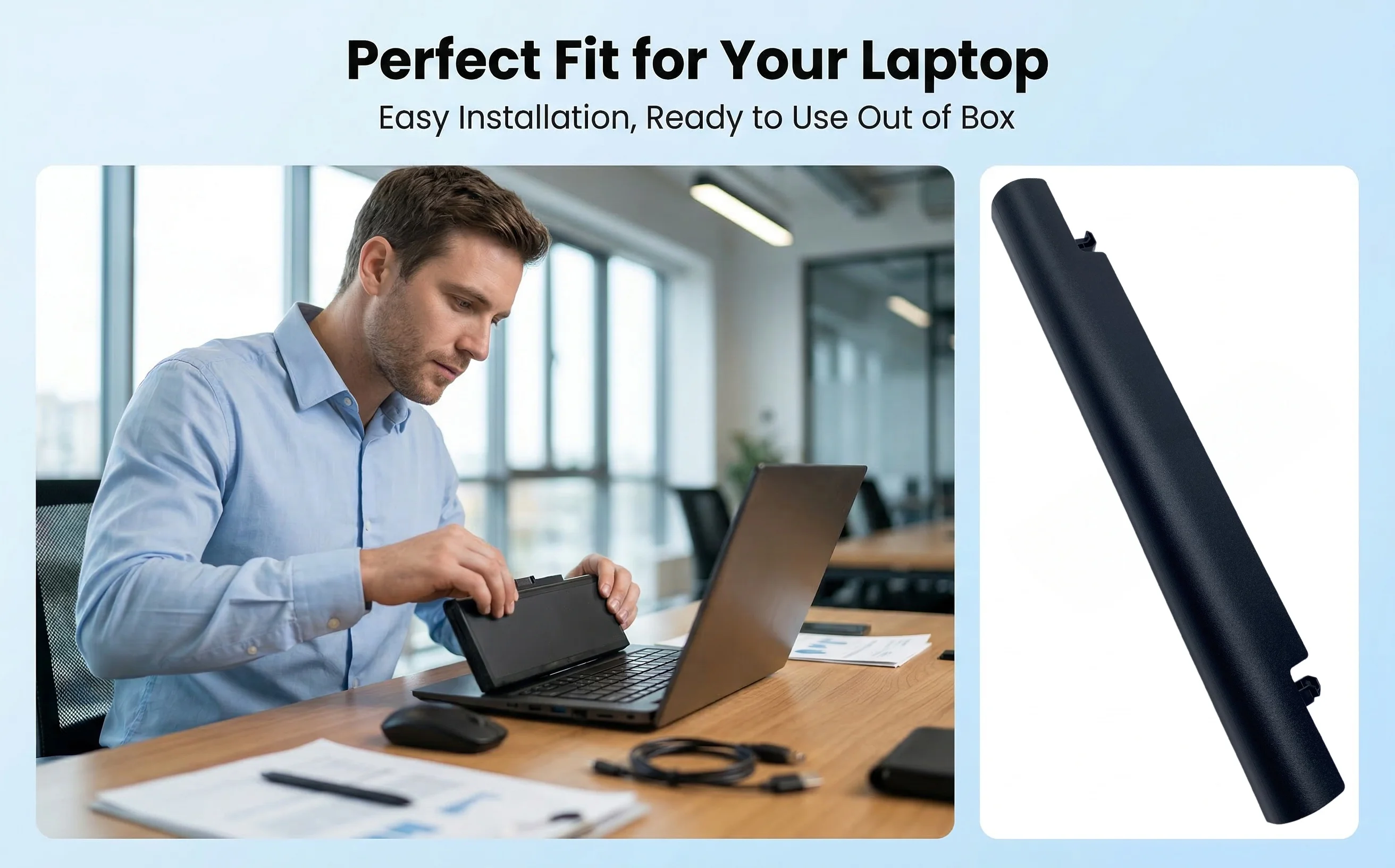 Фото Новая батарея A41-X550A для ноутбуков Asus X550C, X452E, X450L, X550, A450, A550, F450, R409, R510, X450, F550, F552, K450, K550, P450, X450LA, X550V №2