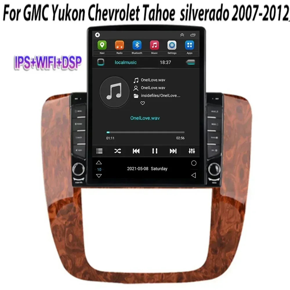 8G + 128G android 12 для GMC Yukon 3 GMT 900 2006-2035 Автомобильный радиоприемник Мультимедийный