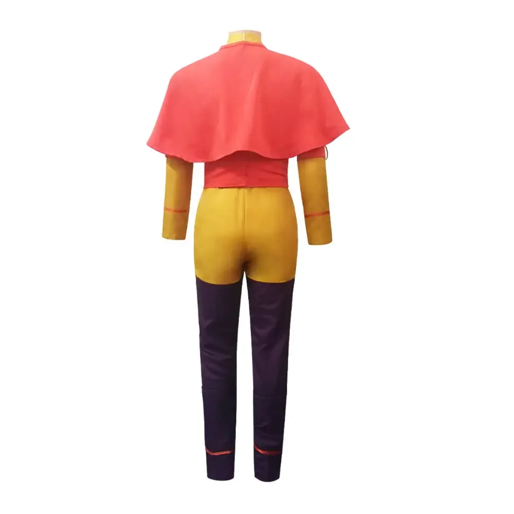 Аватар: Последний Аватар страйбмена костюм для косплея Aang Kostuum