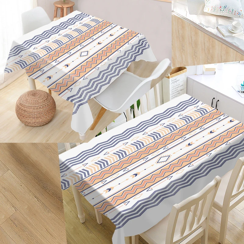 

New Arrival Custom Pattern Tablecloth Waterproof Oilproof Dinner Table Cover Home Textile More Size