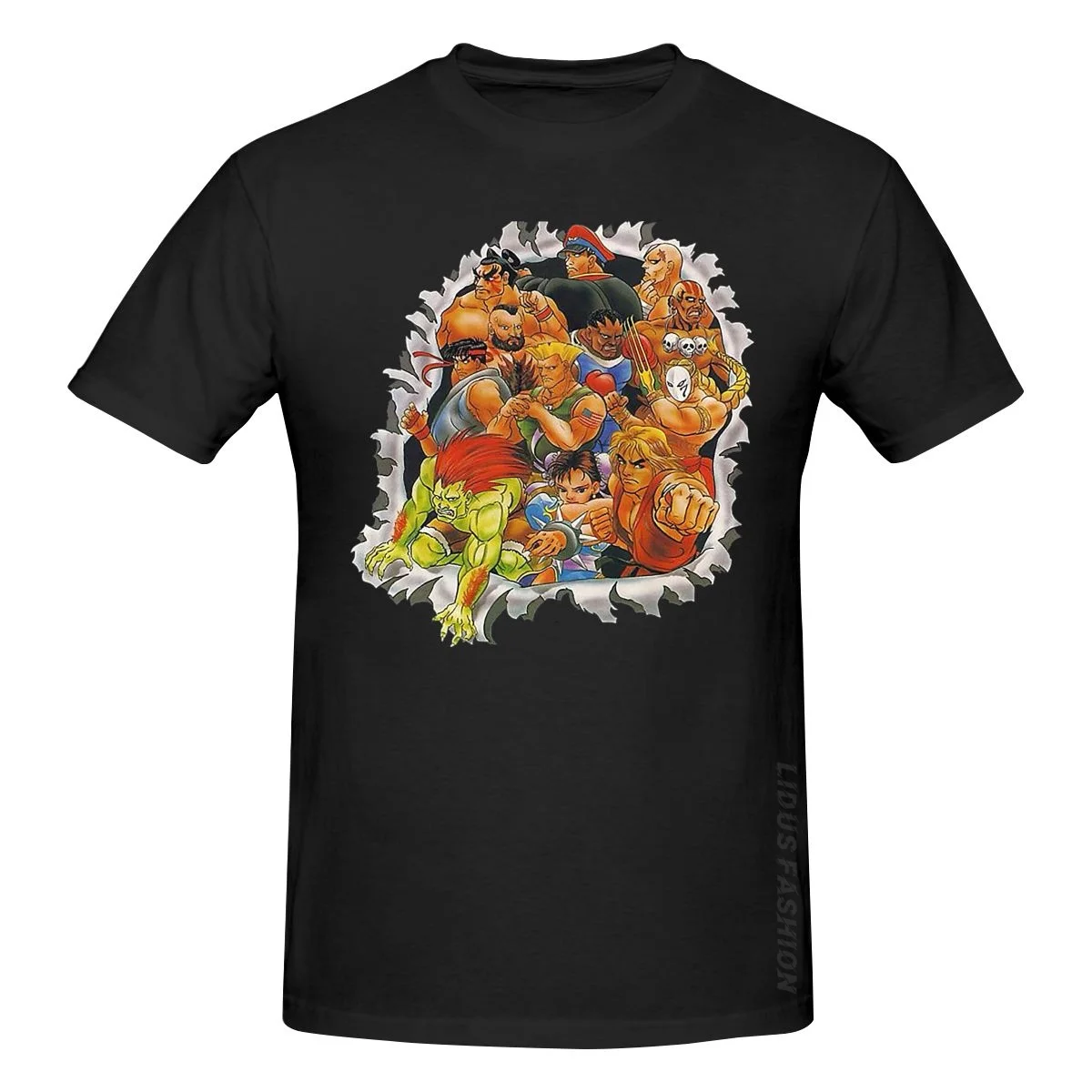 

Japan Game Classic Street Fighter II SCE Mortal Kombat T Shirt Clothing Graphics Tshirt Short Sleeve Sweatshirt T-shirt Tee
