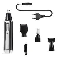 rechargeable electric all in one hair trimmer for men grooming kit beard trimer facial eyebrow trimmer nose ear shaver
