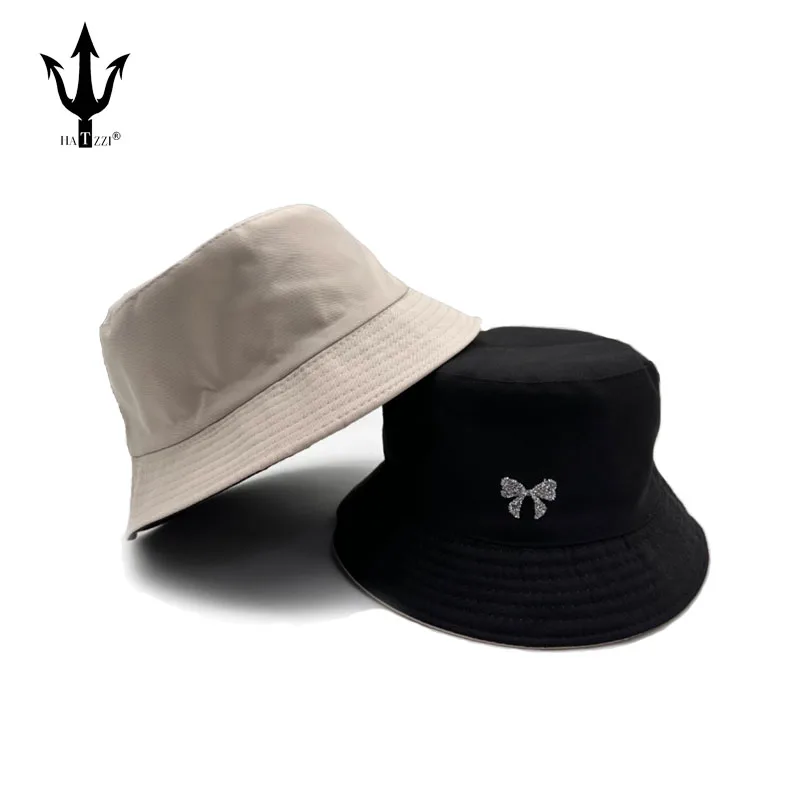 Шляпа летняя Солнцезащитная Двусторонняя унисекс со звездами сердечками и