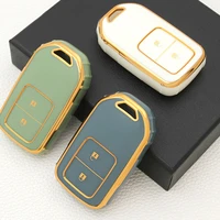 fashion tpu car remote key case for honda crv hrv xrv civic city accord fit odyssey vezel car key protector cover