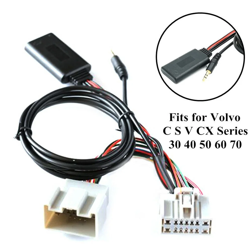 

Car Audio Receiver Module AUX IN Bluetooth Adapter Audio AUX Cable Handsfree For Volvo C30 S40 V40 V50 S60 S70 C70 V70 S80 XC90