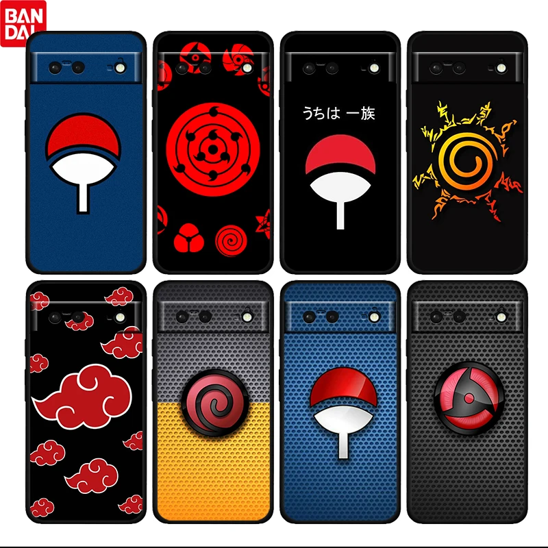

Naruto Anime Logo For Google Pixel 6 6a 6Pro 5 5a 4 4a XL 5G Black Soft Phone Case Silicone Cover Fundas Coque Capa