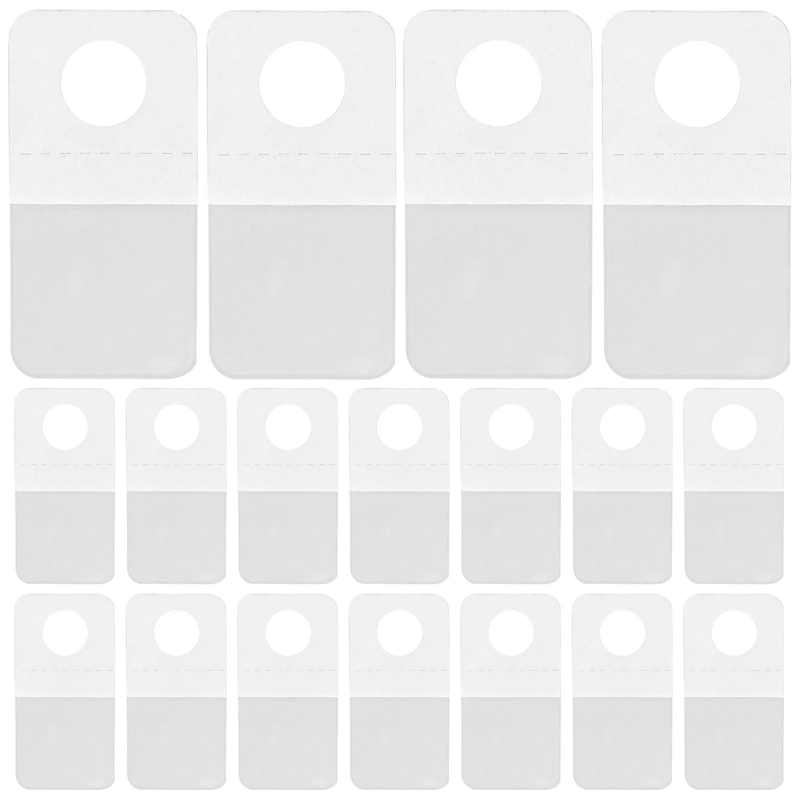 

Hooks Hanging Tabs Display Retail Clear Sticker Sticky Plastic Adhesive Tags Hangers Pegboard Hanger File Self Folding Store
