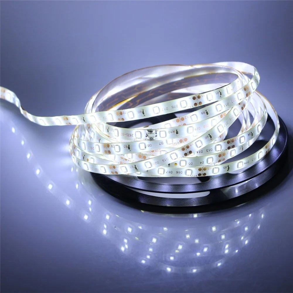LED Strip Light 12V 5M 300 Leds SMD 2835 Diode Tape White Warm White High Quality LED Ribbon Flexible Home Decoration Lights