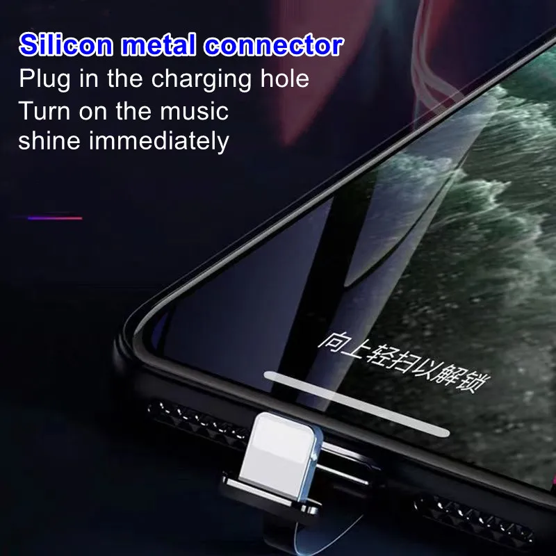 Чехол со светодиодной вспышкой для телефона Huawei Honor 50 Pro P40 Lite P30 V30 V40 30 S Prime 2019