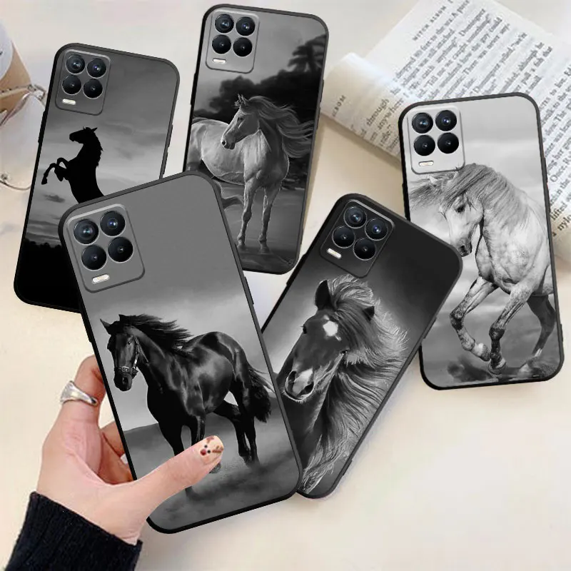 

Horse Phone Case For Realme GT Neo 5 6 7 7i 8 8i 9 Pro Plus C15 C20 C21 C21Y C31 C35 GT Neo2 Cover