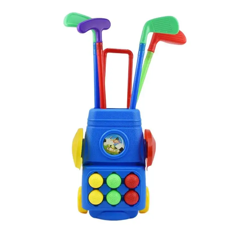 

Golf Set For Kids Colorful Golf Clubs And Balls Set Complete Golf Toy Playset For Kids Indoor Play Christmas Birthday Gift