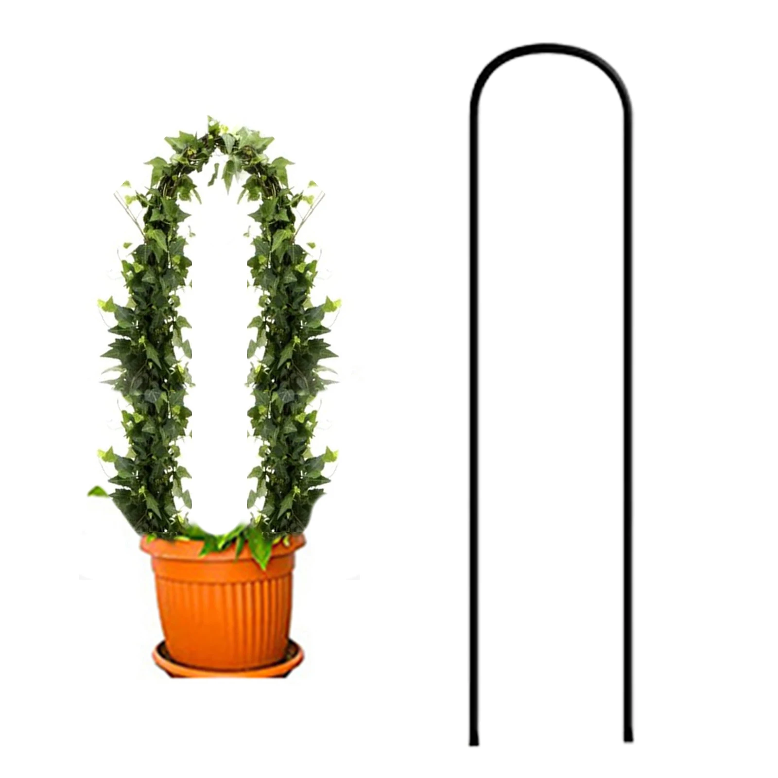 

Iron Garden Plant Support Stake Stand Garden Trellis For Indoor Plants Vine Climbing Rack Flower Plant Trellis Support Frame