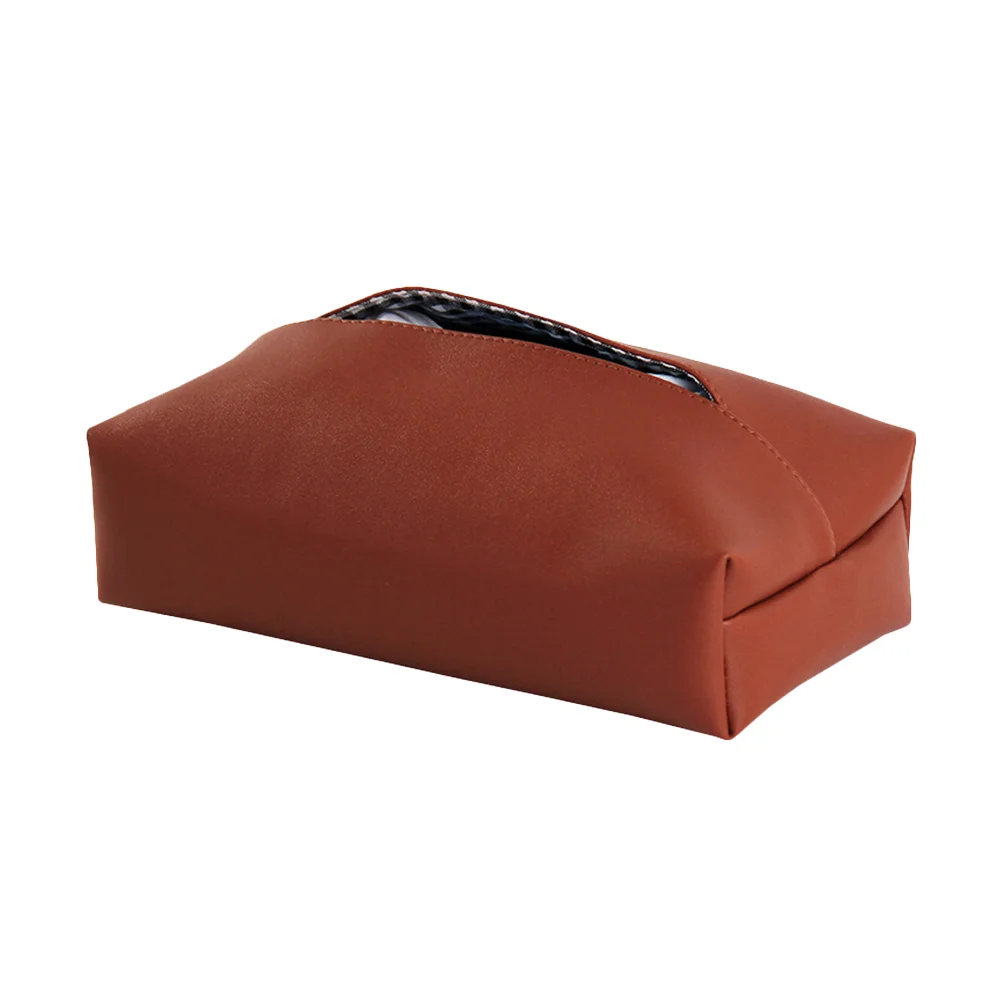 

Tissue Napkin Case Box Container Paper Cubes Holder Rustic Cover Rectangular Retro Flat Facial Storage Face Storage box