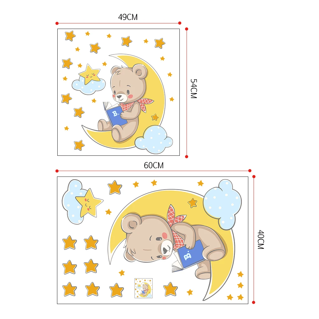 3d наклейки на стену Медведь |