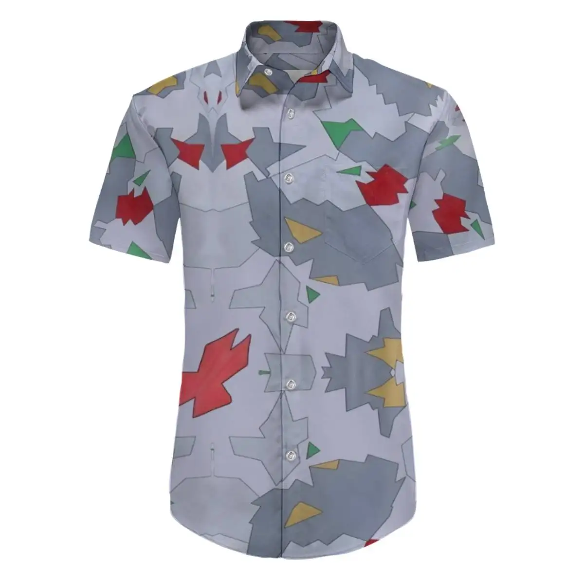 

Stranger Things Season 4 2022 hawaii Men's Slim Shirt Autumn Casual Turn-down Collar Streetwear Fashion print short Sleeve Shirt