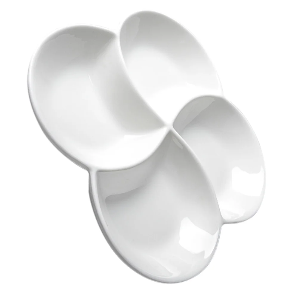 

Serving Tray Snack Appetizer Dish Fruit Plate Platter Divided Party Bowl Melaminefood Dessert Candy Plates Trays Container