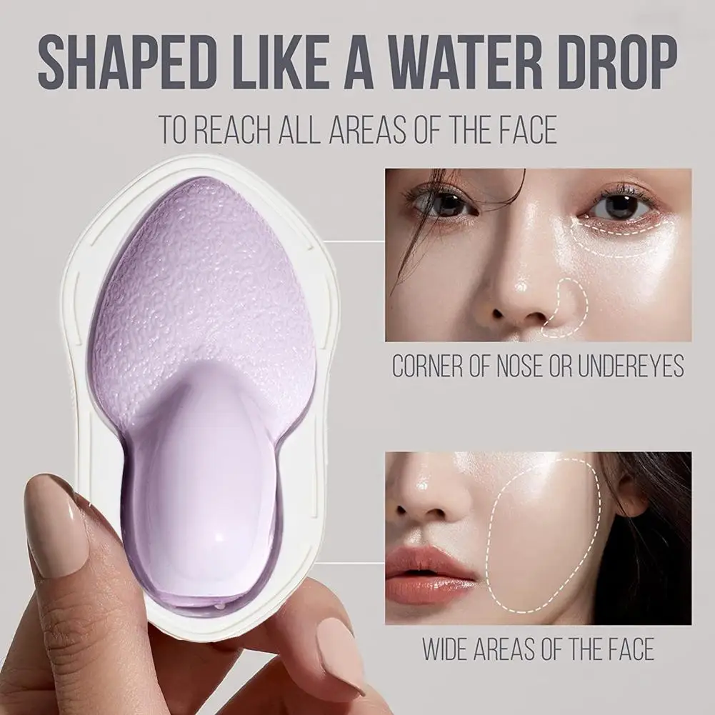 New Silicone Makeup Sponge Jelly Powder Cream Puff Sponge Face Foundation Blender Cosmetic Make Up Tool Beauty Accessories Makeu